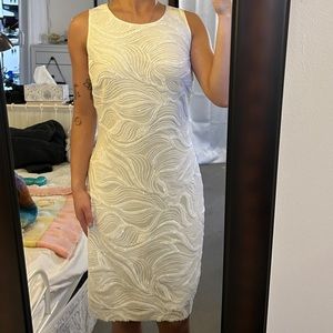 White Sequin Dress